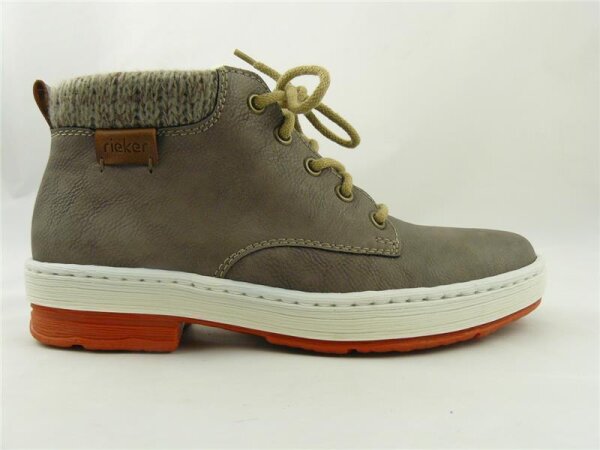 Rieker Damenschnürstiefel beige kombi
