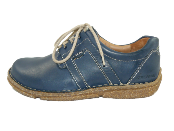 Josef Seibel Neele Damenschnürer blau Größe 43