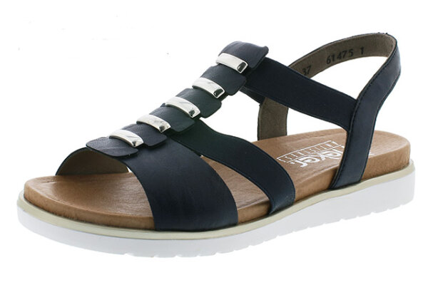 Rieker Damenslipper blau