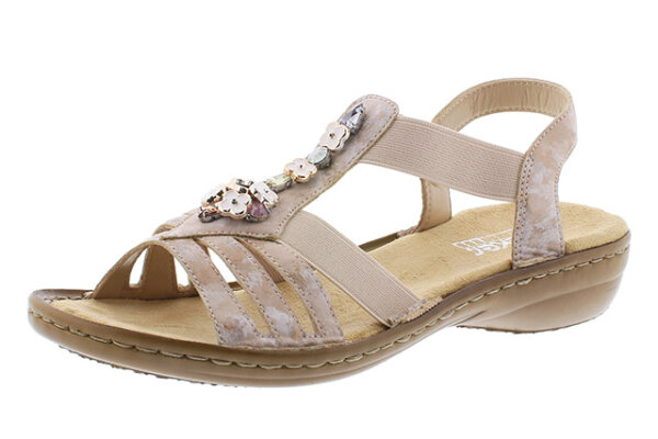 Rieker Damenslipper blau Größe 40