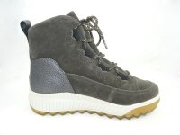 Legero - Tirano - Damenschnürstiefel - Grau - Velour - Weite G Grösse 41