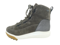 Legero - Tirano - Damenschnürstiefel - Grau - Velour - Weite G Grösse 41