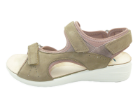 Legero Damensandale Beige Nubuk Weite G