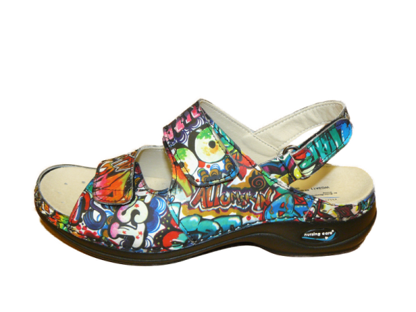 Rhön-Rennsteig - Helsinki - Sandale - Graffiti Größe 42