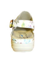 Rhön-Rennsteig - Talin - Clog - Weiss/Eule Größe 42