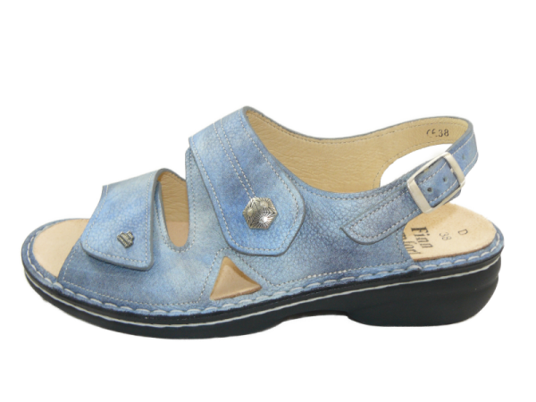 Finn Comfort - Milos - Damensandale - jeansblau