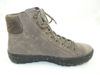 Legero - Damenschnürstiefel - Rot - Velour - GoreTex - Weite G Größe 8,0