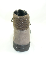 Legero - Damenschnürstiefel - Rot - Velour - GoreTex - Weite G Größe 8,0