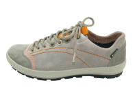 Legero - Damenschnürschuh - Grau - Velour - GoreTex - Weite G Größe 4,5