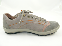 Legero - Damenschnürschuh - Grau - Velour - GoreTex - Weite G Größe 4,5