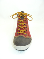 Legero - Damenschnürstiefel - Rot - Velour - GoreTex - Weite G Größe 7,0