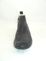 Legero - Damenstiefel - Grau - Velour - GoreTex - Weite G Größe 6,0