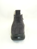 Legero - Damenstiefel - Grau - Velour - GoreTex - Weite G Größe 6,0