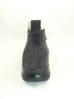 Legero - Damenstiefel - Grau - Velour - GoreTex - Weite G Größe 8,0