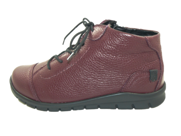 Waldläufer - Hiko - Damenschnürstiefel - Hirsch/Schwarz - Weite H Größe 5,0