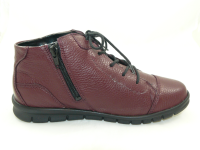 Waldläufer - Hiko - Damenschnürstiefel - Hirsch/Schwarz - Weite H Größe 5,0