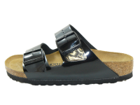 Birkenstock - Arizona - Black Patent - schmal - Birko Flor