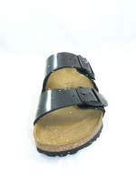 Birkenstock - Arizona - Black Patent - schmal - Birko Flor