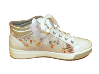 Ara - ROM- Damenschnürstiefel - Fresco-Weiss/Silber