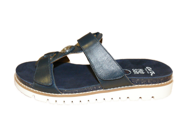 Ara - KENT-Sport - Damenpantolette - Blau Grösse 38