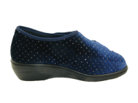 Florett -  Monza - Einlagenklettschuh - marine Größe 37