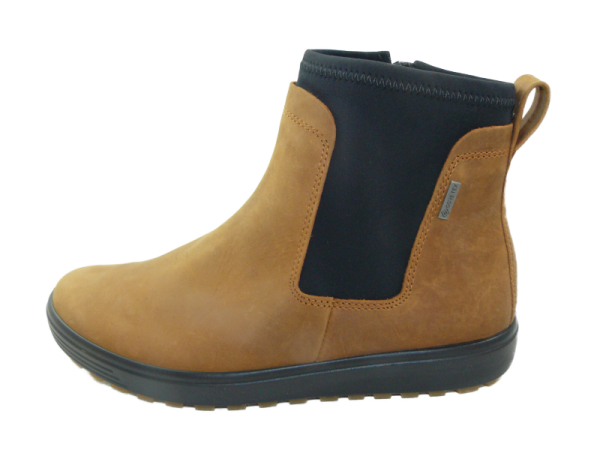 Ecco Soft 7 Tred W chelsea Boo Damenstiefel Hellbraun Größe 37