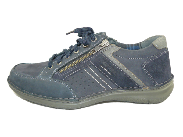 Josef Seibel Anvers 87 Herrenklettschuh indigo-kombi  Größe 46