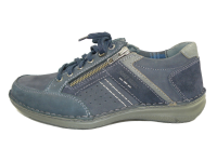 Josef Seibel Anvers 87 Herrenklettschuh indigo-kombi  Größe 46