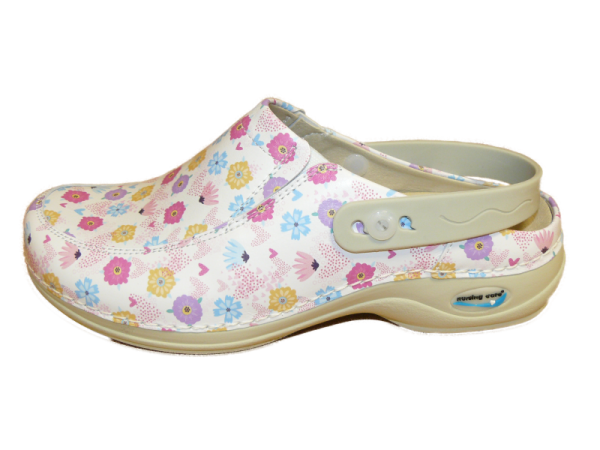 Rhön-Rennsteig - Paris - Clog - Flower and Heart Größe 40