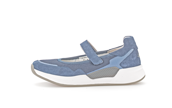 Gabor - Mesh Model/Dreamverlour- Damenspangenschuh - jeans Grösse 7,5