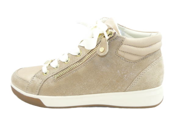 Ara - ROM St. High - Damenschnürstiefel - Sand Größe 8,0