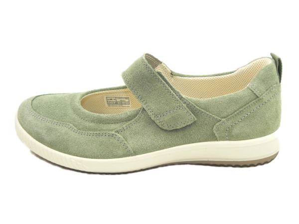 LegeroTanaro 4,0 Damenschnürschuh grün Velour - Weite G Größe 6,0
