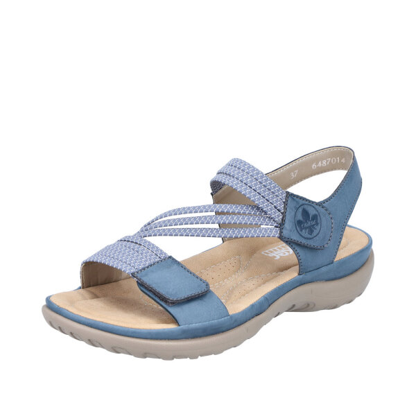 Rieker Damenslipper blau