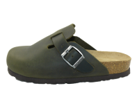 Rohde - Alba - Clog - Olive - Leder - Weite G