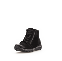 Gabor - Nubuk DriTan - Damenschnürstiefel - schwarz Grösse 9,0