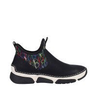 Rieker Damenstiefelette schwarz/schwarz-balao