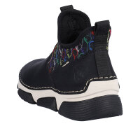 Rieker Damenstiefelette schwarz/schwarz-balao