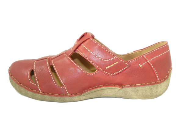 Josef Seibel Fergey 59 Damenklettschuh rot