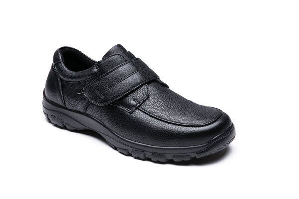 G Comfort - Herrenklettschuh - Schwarz - Wechselfußbett