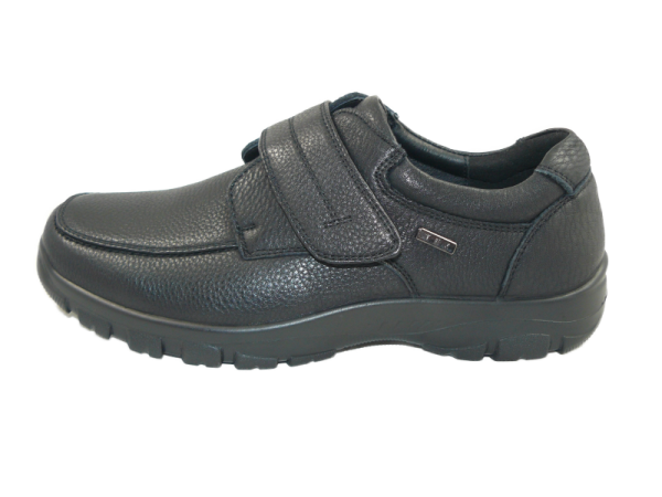 G Comfort - Herrenklettschuh - Schwarz - Wechselfußbett