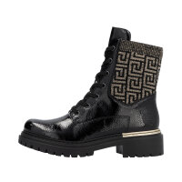 Rieker - Damenstiefel - black/schwarz-gold