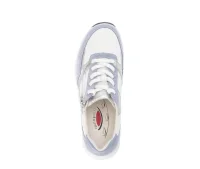 Gabor - Chev/MeshM/Dvel/Met - Damenslipper - weiss/lagune