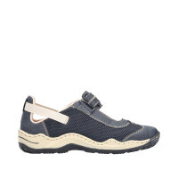 Rieker Damenklettschuh pazifik/navy/shell