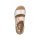 Rieker Damensandale beige-gold/perle