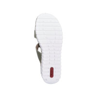 Rieker Damenpantolette offwithe/schilff