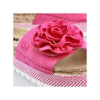 Rieker Damenpantolette magenta/fuchsia