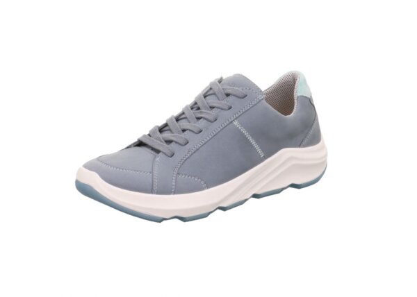 Legero - Damenschnürer - BLISS - ARIA (HELLBLAU) - VELOURS - Weite H