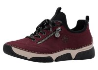 Rieker - Damenslipper - bordeaux/schwarz