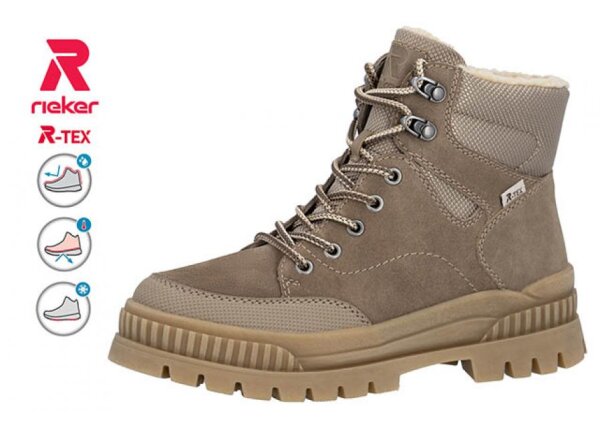 Rieker Damenstiefel Tex camel/fango/lehm/fango