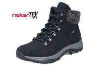 Rieker Damenschnürstiefel Tex schwarz/anthrazit